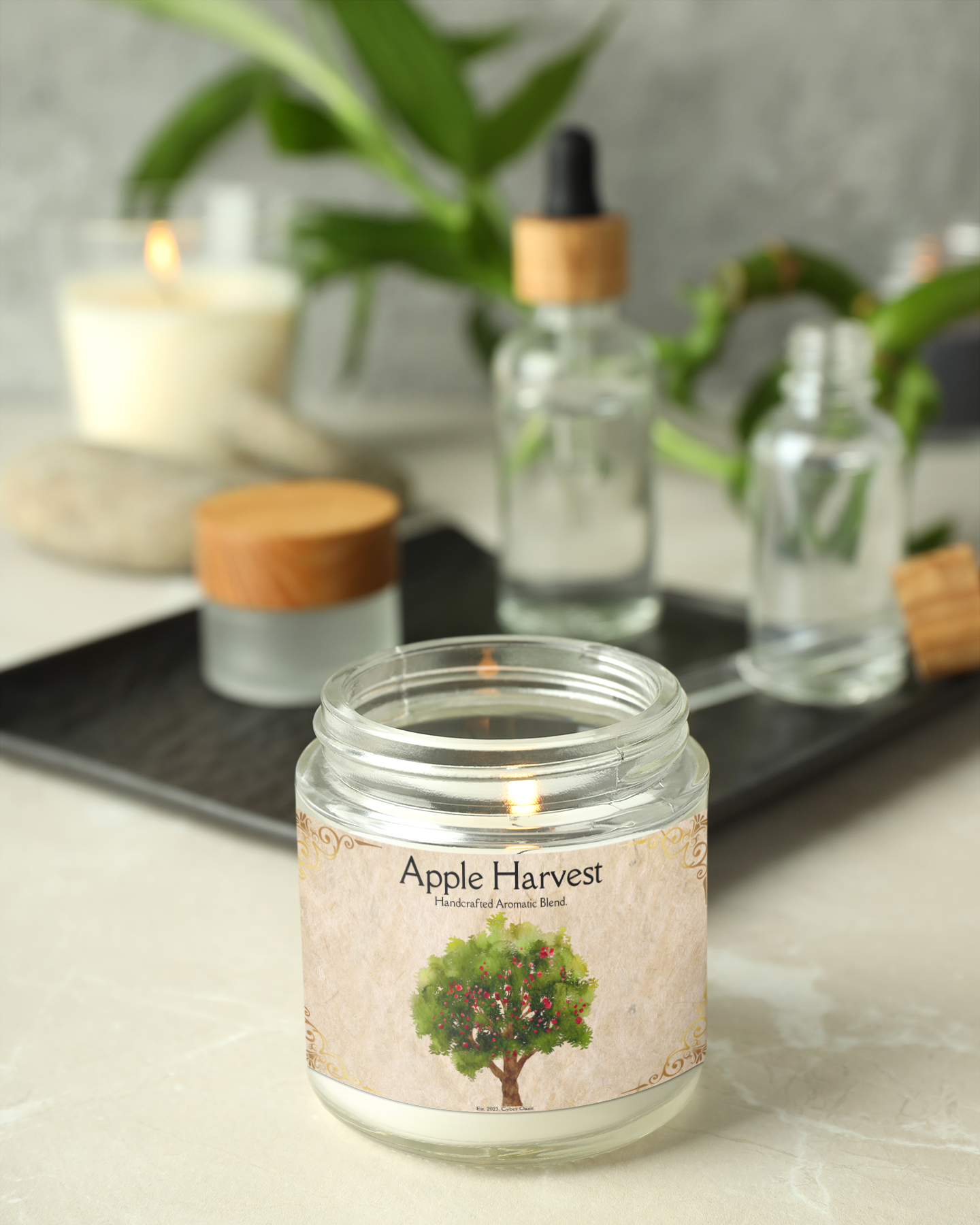 9oz 'Apple Harvest' Scented Candle – Rich Autumn Aromas