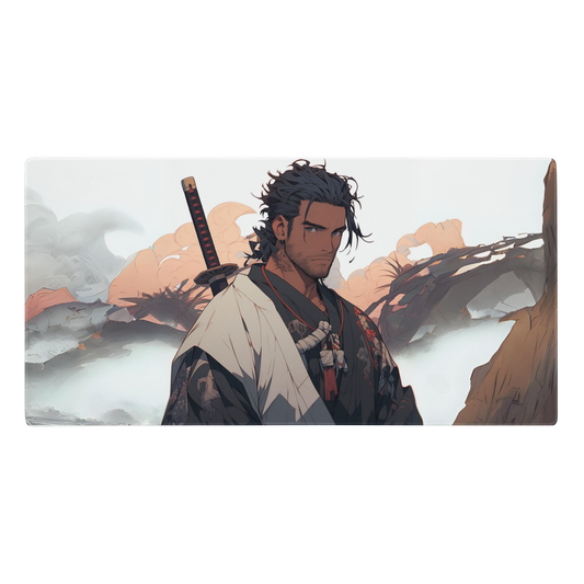 Anime Samurai 36" × 18" Gaming Mouse Pad – Precision Gaming with Warrior Aesthetics