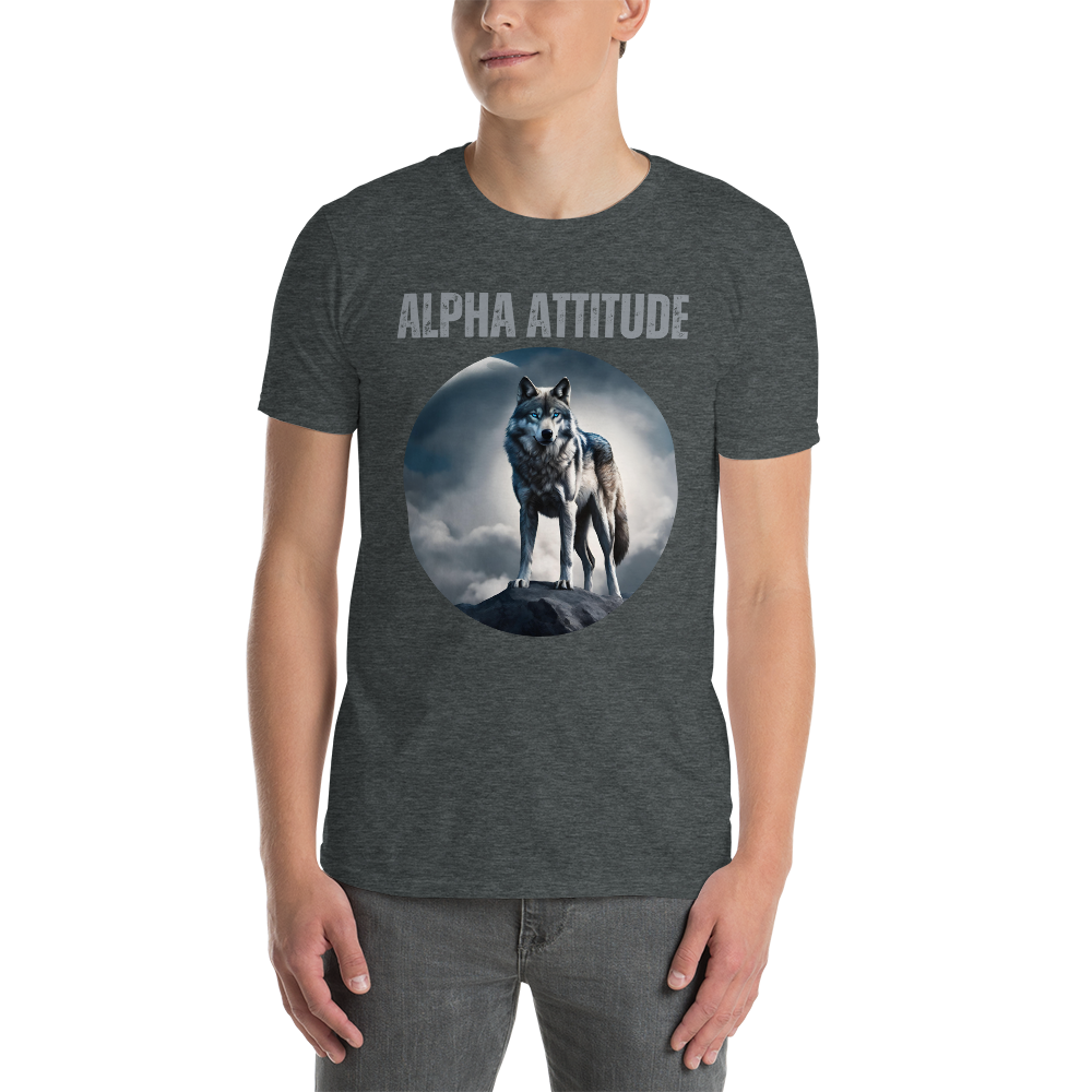 ALPHA ATTITUDE Men's Designer Tee - Moonlit Mountain Apparel