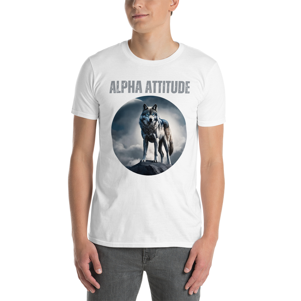 ALPHA ATTITUDE Men's Designer Tee - Moonlit Mountain Apparel