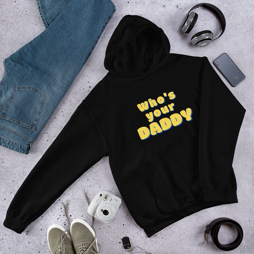 Who's Your Daddy Men's Premium Hoodie: Flaunt Your Confidence and Style