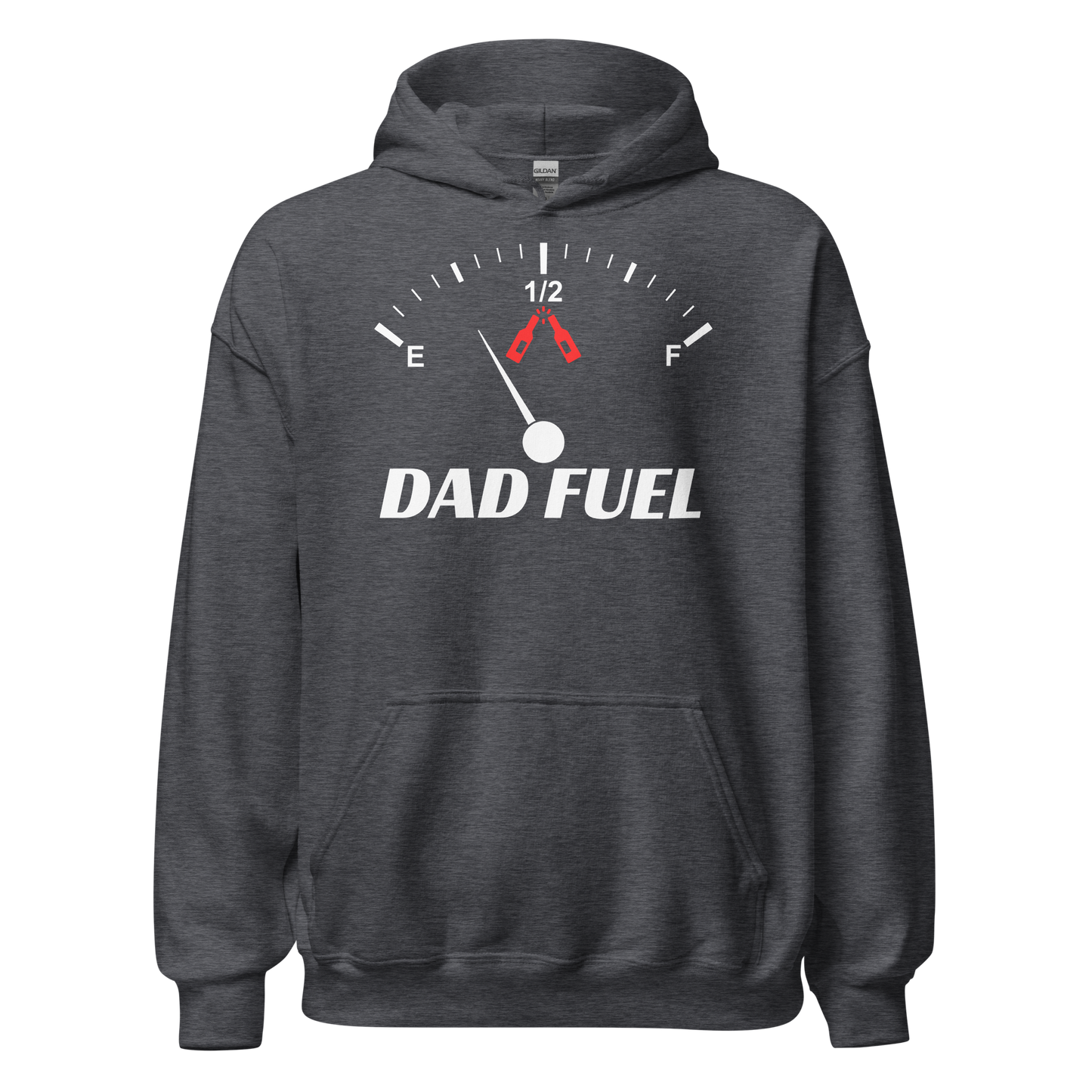 DAD FUEL Premium Men's Hoodie | Fatherhood Fashion Statement | Ideal Gift for Dads