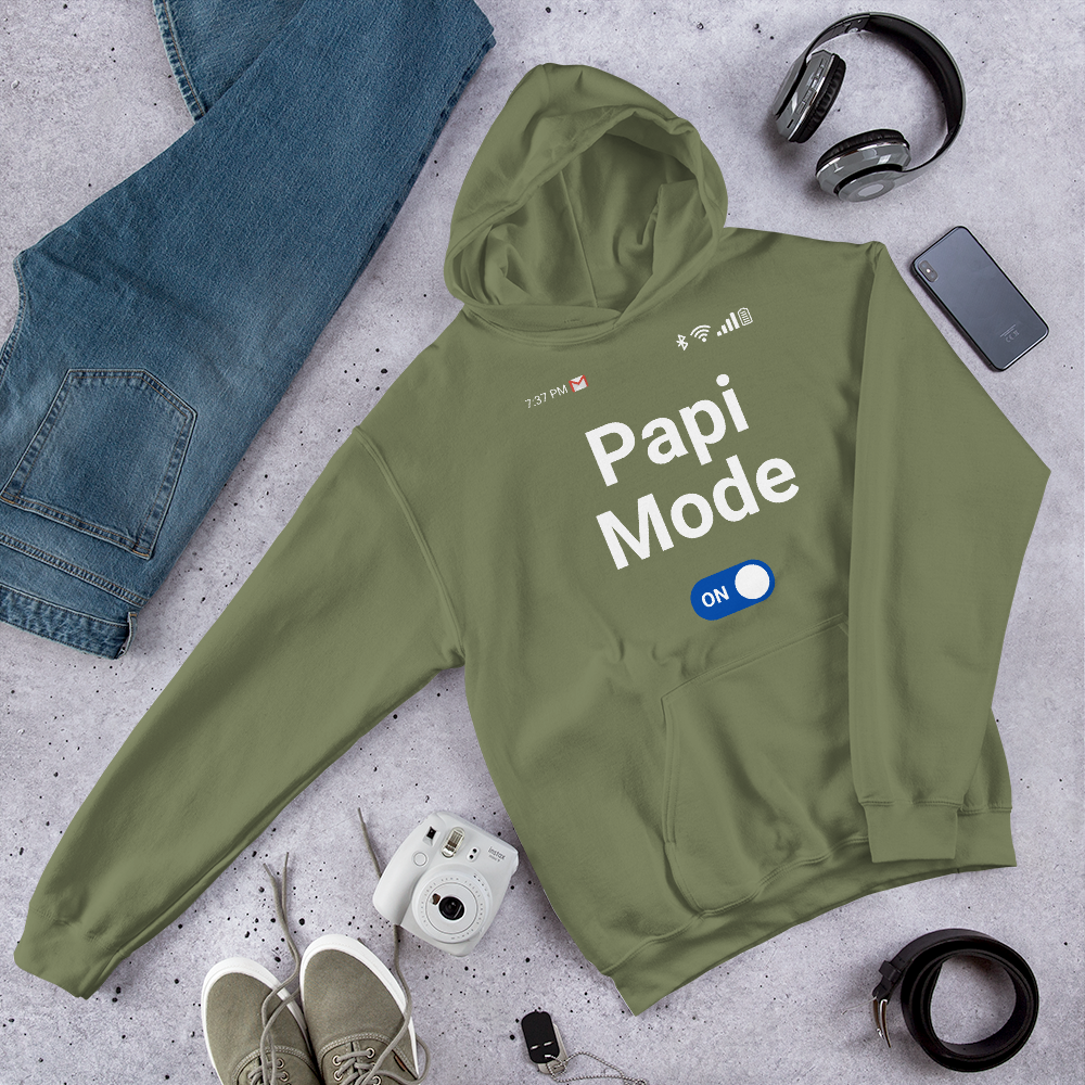 Step Up Your Style with our Men's Premium Hoodie - Papi Mode – Cyber Oasis