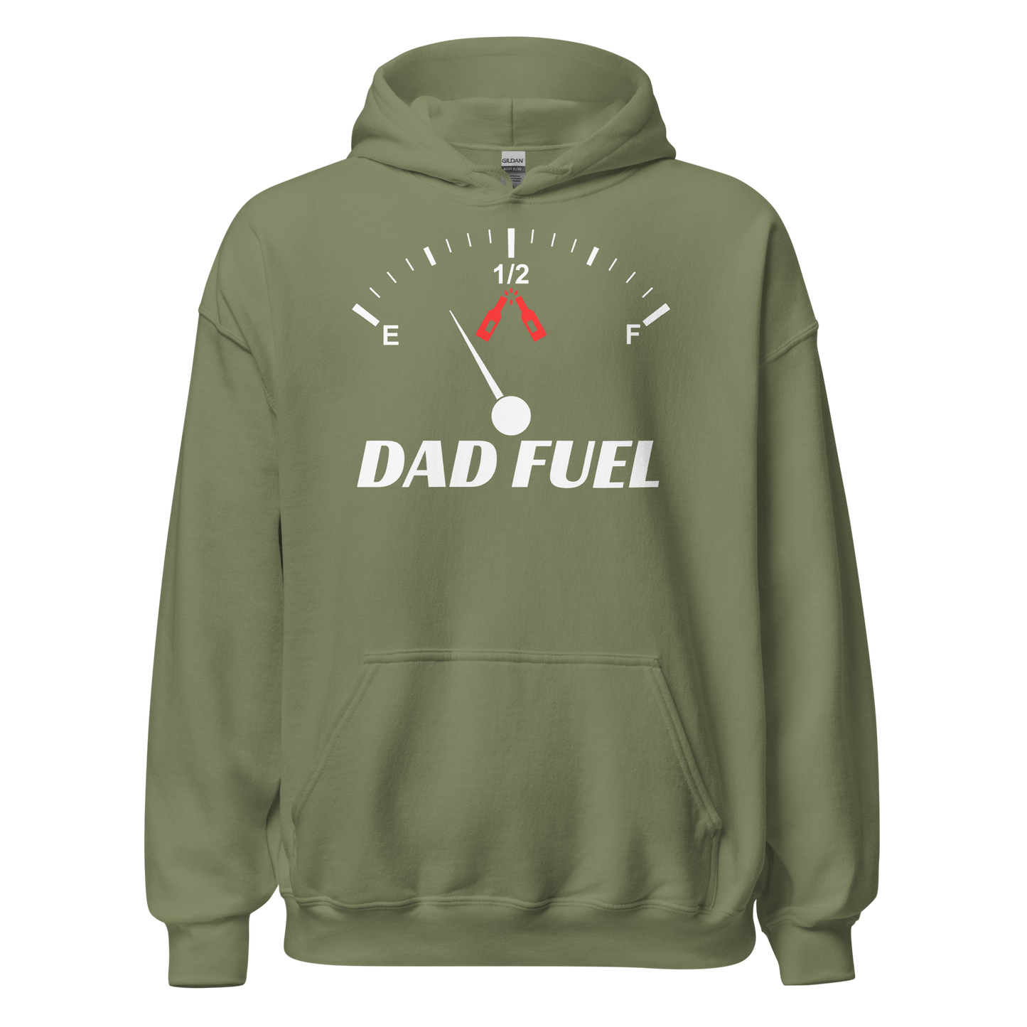 DAD FUEL Premium Men's Hoodie | Fatherhood Fashion Statement | Ideal Gift for Dads