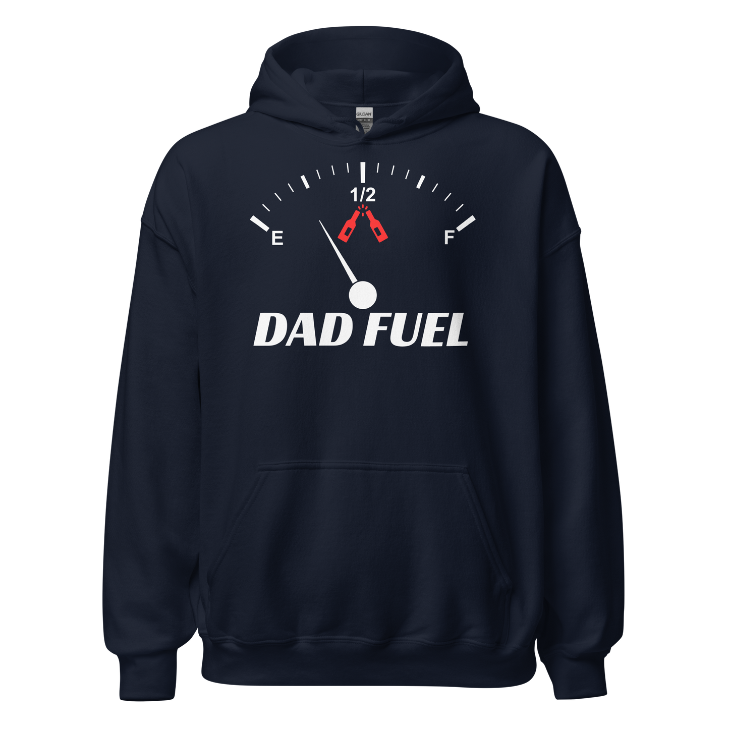 DAD FUEL Premium Men's Hoodie | Fatherhood Fashion Statement | Ideal Gift for Dads