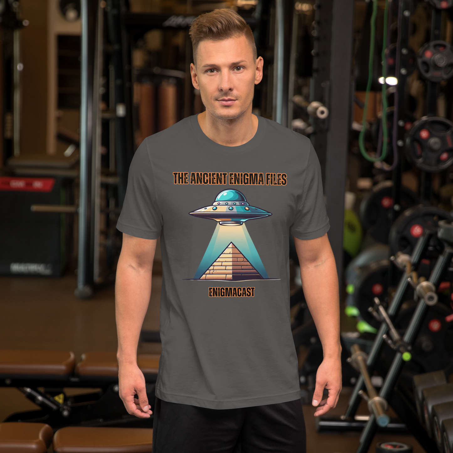 EnigmaCast UFO Unisex Tee Shirt -The Ancient Enigma Files