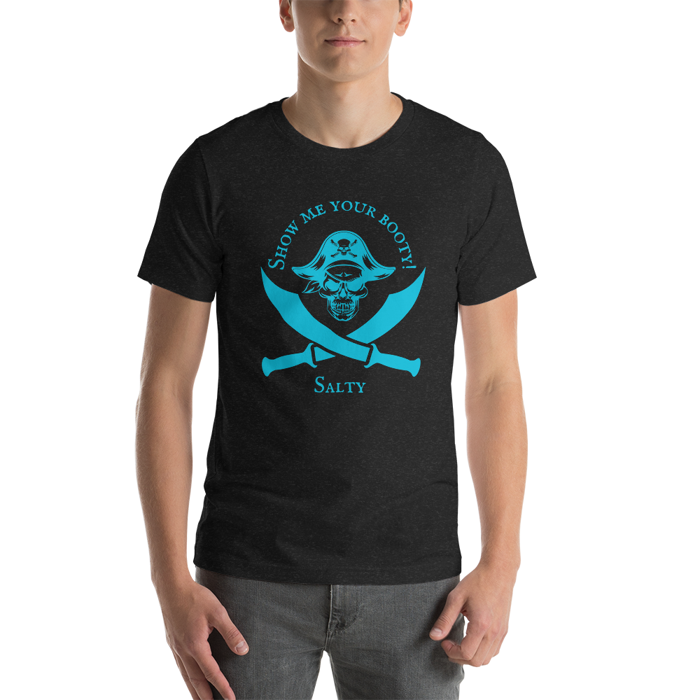 Show Me Your BOOTY! Pirate-Inspired Men's Tee - Sexy Play on Words Designer Shirt