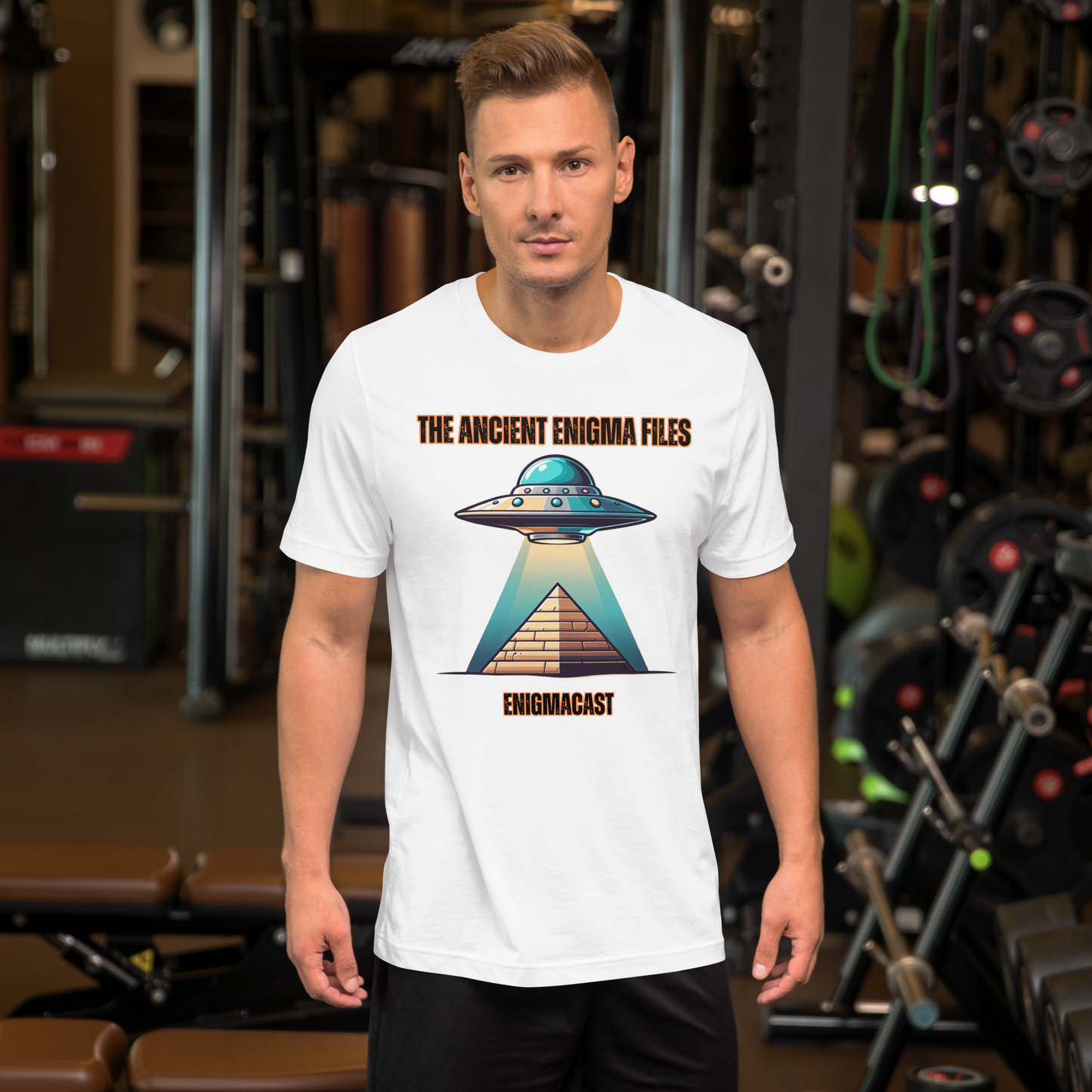 EnigmaCast UFO Unisex Tee Shirt -The Ancient Enigma Files